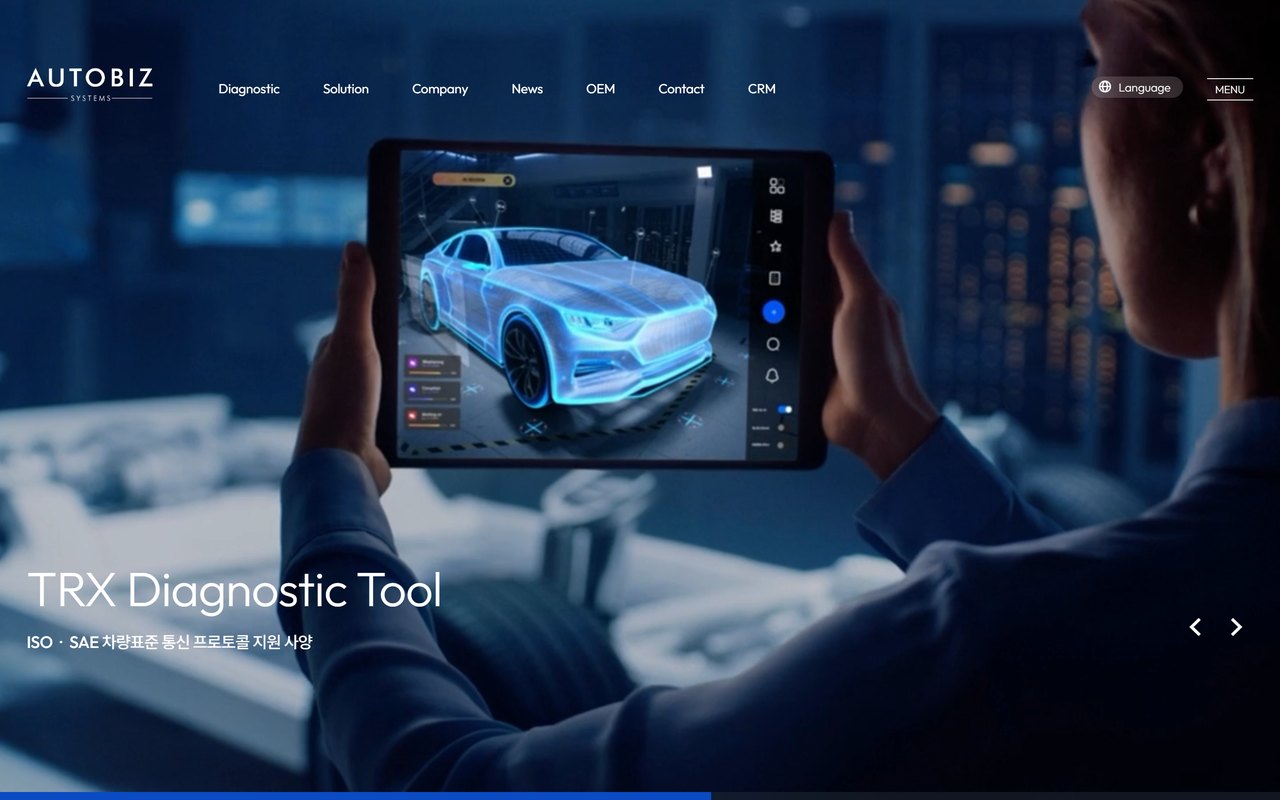 Autobiz Systems homepage